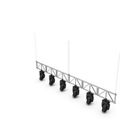 Hanging Spotlight Truss PNG & PSD Images