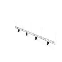 Hanging Spotlight Truss PNG & PSD Images