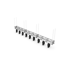 Hanging Spotlight Truss PNG & PSD Images