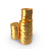 Dollar Pile Of Coins PNG & PSD Images