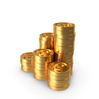 Euro Pile Of Coins PNG & PSD Images