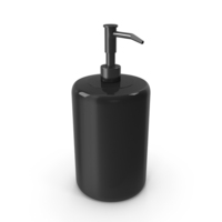 Soap Dispenser Black PNG & PSD Images