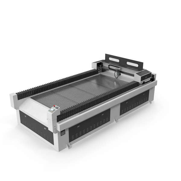 CNC Laser Cutting Machine For Metal Sheets PNG & PSD Images