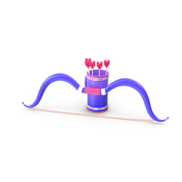 Bow And Arrow Bag Icon PNG & PSD Images