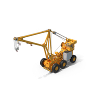 Emergency Heavy Lift Crane Yellow PNG & PSD Images