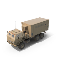 Military Mobile Command Truck Desert Tan PNG & PSD Images