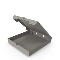 Pizza Box Open Gray PNG & PSD Images