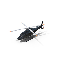 Utility Helicopter Black Simplified PNG & PSD Images