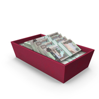 Box With Lots United Arab Emirates 1000 DIRHAMS Money Notes PNG & PSD Images