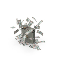 Briefcase United Arab Emirates 1000 DIRHAMS Money Falling Currency PNG & PSD Images