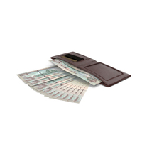 Brown Wallet Bill United Arab Emirates 1000 DIRHAMS Money Coins PNG & PSD Images