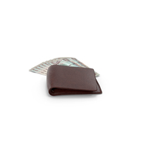 Brown Wallet United Arab Emirates 1000 DIRHAMS Money Bills Ground PNG & PSD Images