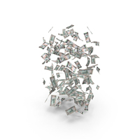 Falling United Arab Emirates 1000 DIRHAMS Notes Money PNG & PSD Images