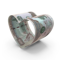 Heart Shape United Arab Emirates 1000 DIRHAMS Notes PNG & PSD Images