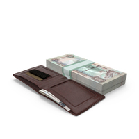 Leather Wallet Open Bill United Arab Emirates 1000 DIRHAMS Money PNG & PSD Images