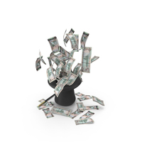 Magic Hat United Arab Emirates 1000 DIRHAMS Money Fly Out PNG & PSD Images