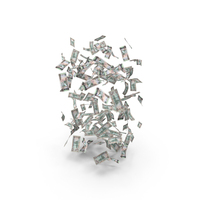 Money Falling United Arab Emirates 1000 DIRHAMS Notes PNG & PSD Images