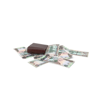 Pile United Arab Emirates 1000 DIRHAMS Money Currency Wallet Ground PNG & PSD Images
