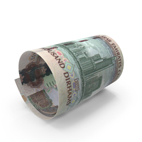 Single Note United Arab Emirates 1000 DIRHAMS Money Fly PNG & PSD Images