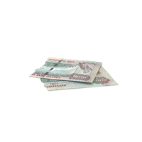 Split Two Top United Arab Emirates 1000 DIRHAMS Money Note PNG & PSD Images