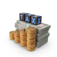 Tax Cubes 100 US Dollar Money Notes Lots Gold Coins PNG & PSD Images