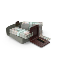 Wallet Bag Open Bill United Arab Emirates 1000 DIRHAMS Money PNG & PSD Images