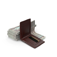 Wallet Open United Arab Emirates 1000 DIRHAMS Money Bills Ground PNG & PSD Images