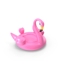 Pink Summer Flamingo Ring PNG & PSD Images