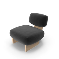 Black Occasional Armchair PNG & PSD Images