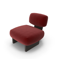 Red Occasional Armchair PNG & PSD Images