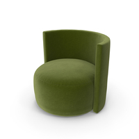 Green Circle Armchair PNG & PSD Images