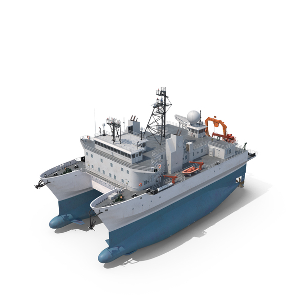 Oceanographic Research Vessel PNG & PSD Images