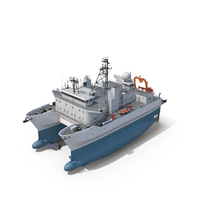 Oceanographic Research Vessel PNG & PSD Images