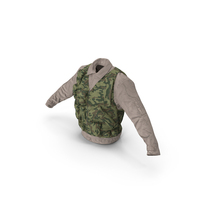 Camouflage Tactical Vest Jacket PNG & PSD Images