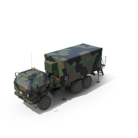 Military Command Vehicle with Stabilizers PNG & PSD Images