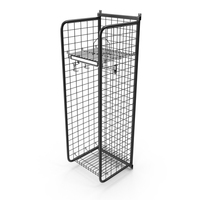 Military Wall Locker Black PNG & PSD Images