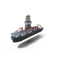 Offshore Drilling Ship PNG & PSD Images
