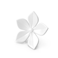 Vinca Flower Icon White PNG & PSD Images