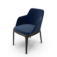 Blue Modern Dining Chair PNG & PSD Images