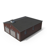 Dual Garage with Brick Exterior PNG & PSD Images