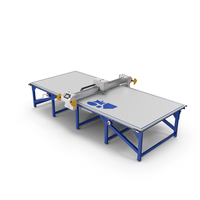 Industrial CNC Cutting Table PNG & PSD Images
