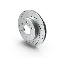 High-Performance Sport Brake Rotor PNG & PSD Images
