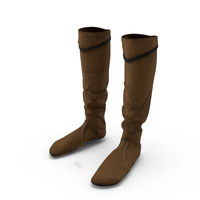 Women Warrior Vintage Costume Boots PNG & PSD Images