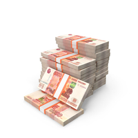 Bill Cash Russian 5000 Rubles Money PNG & PSD Images
