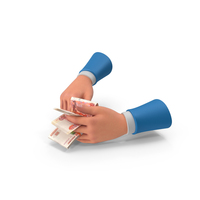 Counting Russian 5000 Rubles Money Notes Hand Hold PNG & PSD Images