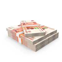 Currency Russian 5000 Rubles Lots Bill Money PNG & PSD Images