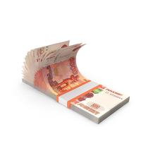 Fan Flow Russian 5000 Rubles Money PNG & PSD Images