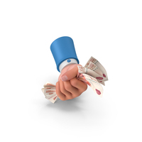 Fist Russian 5000 Rubles Money Notes Bill Hand Hold PNG & PSD Images