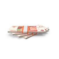 Four Currency Lots Russian 5000 Rubles Money PNG & PSD Images
