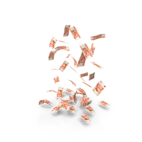 Money Few Russian 5000 Rubles Falling Money PNG & PSD Images
